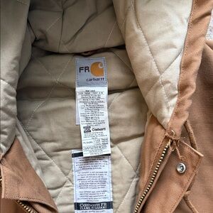 Men’s CRHARTT MEN'S FR DUCK ACTIVE HOODED JACKET
 XL New